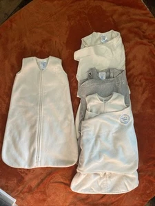 Newborn 3-6 Halo Sleep Sack Swaddles Lot Baby Infant Wearable Blanket Sleeveless - Picture 1 of 13