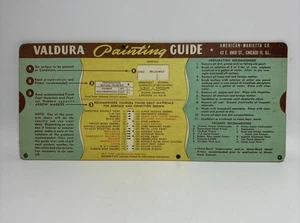 Vintage Valdura Painting Guide Slide Chart - Picture 1 of 6