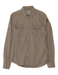 GUESS Mens Regular Fit Shirt Medium Grey Cotton PO09 - Picture 1 of 3