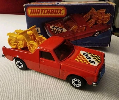 1977 Matchbox HOLDEN PICKUP #60 Mint In Box w/Motorcycles - Image 1 of 4