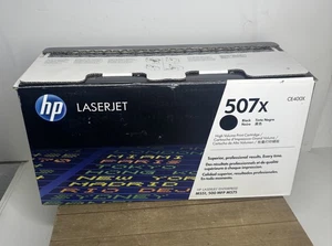 CE400X HP Genuine 507X Black Toner Cartridge LaserJet New Unused Open Box - Picture 1 of 4