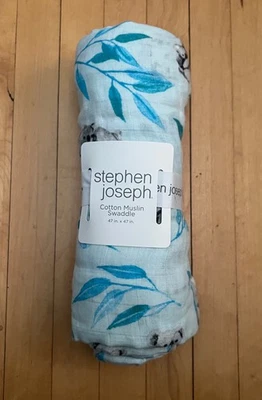 Manta de muselina Stephen Joseph para bebés niñas y niños recién nacidos 47 x 47 pulgadas Foto 1 de 4