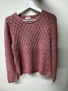 Women’s M&S Indigo Collection Jumper Size 12 Coral Excellent Condition - Picture 1 of 18
