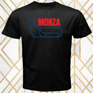 Monza Circuit Motor Racing Men's Black Size S - 3XL - Picture 1 of 1