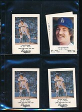 Lot (6) 1980-81 Dodgers Los Angeles Police Steve Howe #57 (K65) SWSW6