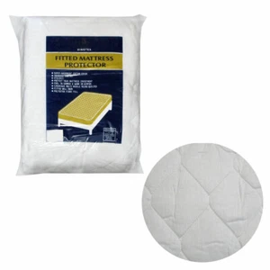 Fitted Mattress Protector 38cm Wall by Kingtex - Picture 1 of 5