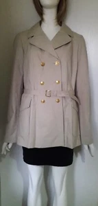 ARMAND VENTILO TRENCH COAT COURT EN COTON MELANGE FR40 - EU38 RRP 390 EUR - Picture 1 of 12