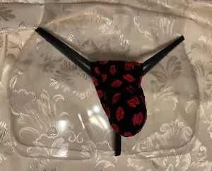 Sexy Tanga para Hombres Labios Tanga Tanga Ropa Interior Día de San Valentín Regalo - Imagen 1 de 3