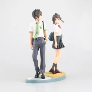 US STOCK Anime Your Name Mitsuha Miyamizu & Taki Tachibana Figure Model Toy 23cm - Picture 1 of 18