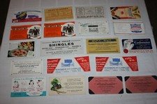 Vintage Trade Card Lot Advertising Postcard Rice Krispies Dutch Boy WI Companies