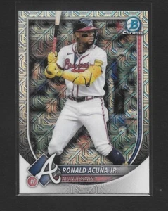 RONALD ACUNA JR. 2025 Bowman Chrome Baseball Mega Box Mojo REFRACTOR #21 Braves - Picture 1 of 2