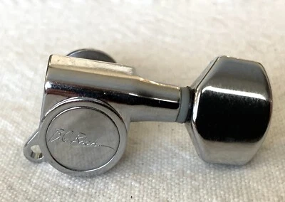 1991 B.C. Rich Warlock Electric Guitar Original Logo Chrome Tuner Tuning Peg - Image 1 of 4