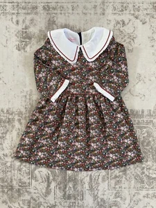 La Coqueta 6Y Floral Dress with White Collar - Picture 1 of 12