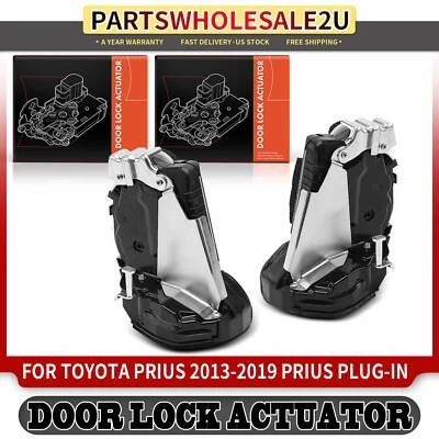 2 件后门锁执行器适用于丰田普锐斯 2013 - 2019 年普锐斯插件 2014 - 2015 — 第 1/4 张图片