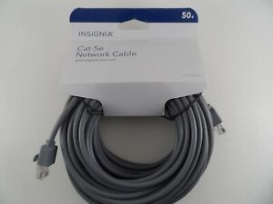 Insignia 15m (50 ft) Cat5e Networking Cable (NS-PNW55C0-C) - Grey