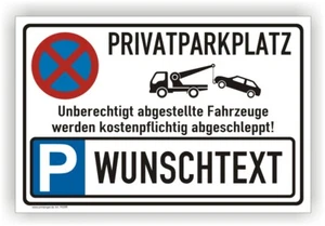 Señal de estacionamiento prohibido señal de prohibición de estacionamiento aparcamiento privado señales de estacionamiento P098 - Imagen 1 de 3