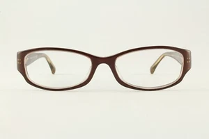 Authentic Chanel 3198-H c.1187 53mm Brown Camellia Glasses Frames Italy - Picture 1 of 5