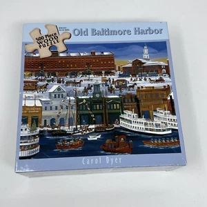 Old Baltimore Harbor 500 Piece Wood Puzzle 2002 Carol Dyer Sealed - Picture 1 of 7
