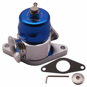 Aluminum Blue Dual Port Blow Off Valve BOV  For Subaru WRX STI FORESTER GT XT - Picture 1 of 9