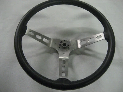 Jeep Steering Wheel Sport Laredo Wagoneer AMC CJ CJ5 CJ7 CJ8 Javelin AMX Black - Image 1 of 4
