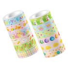  12 Rolls Easter Tape Vinyl Clear Transparent Adhesive Stickers