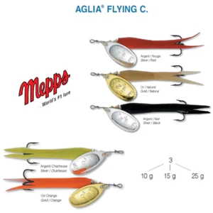 MEPPS Aglia Flying C 10G 15G 25G + 5 Colores Trucha Salmon Lucio BAR - Imagen 1 de 11