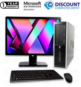 Fast HP 6005 Pro AMD Desktop Computer 3GHz 16GB 256GB SSD Windows 10 Pro 24" LCD - Picture 1 of 5