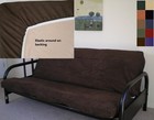 Octorose ® Bonded Micro Suede Easy Fit Fitted Futon Covers in More Color & Size