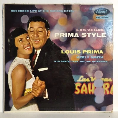 Louis Prima Keely Smith Las Vegas Style Vinyl Record Album 1958 swing VG - Image 1 of 4