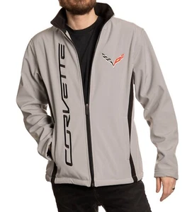Calhoun Unisex Chevrolet Corvette All Season Softshell Jacket - Picture 1 of 7