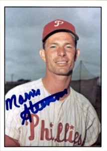 Morrie Steevens 1978 TCMA 60's I #175 Phillies Autographed Signed Baseball Card - Picture 1 of 2