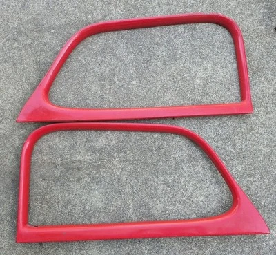 OEM 1939 Chevy 4 puertas Master Deluxe puerta delantera molduras molduras L & R.  Foto 1 de 4