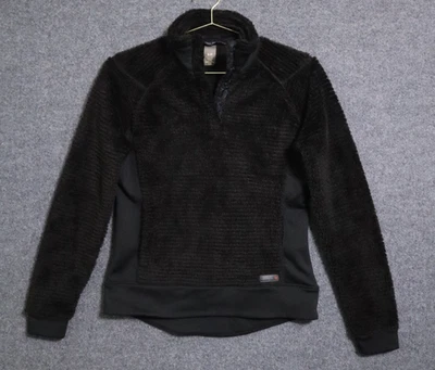 Mountain Hardwear Monkey Fleece Pullover Women Small Black Polartec Snap T NWOT - Image 1 of 4