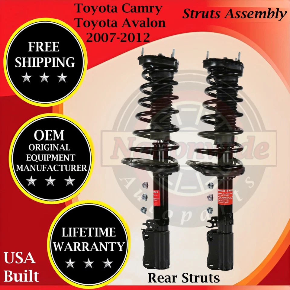 Apoios de suspensão traseiros Monroe OEM para Toyota Avalon/Camry 2007-2012 garantia vitalícia - Imagem 1 de 4