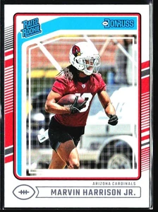 2024 Donruss Optic Rated Rookies Preview Red Marvin Harrison Jr. Arizona - Picture 1 of 2