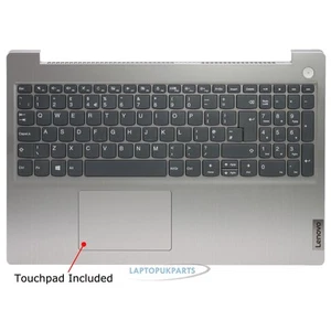 Clavier de remplacement Lenovo IdeaPad 3-15IML05 Silver Palmrest UK avec pavé tactile - Photo 1/4