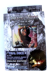 Blanco Negro: Trial Deck: Attack on Titan. Caja esquina alisada. - Imagen 1 de 10
