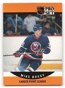 1990-91 Pro Set #650 MIKE BOSSY  New York Islanders NICE CARD !!!