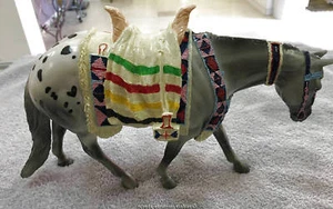 Black Horse Ranch Resin Horse Diamond Dot Buccaneer in Parade Costume - Picture 1 of 8