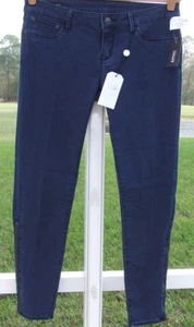BUFFALO DARK BLUE LOLA COTTON STRETCH JEGGINGS LOW CROP SKINNY JEANS 29 30 NEW - Picture 1 of 2