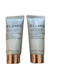 2 ELEMIS Pro-Collagen Day Creams - Travel Size .5 oz/15 ml each - NEW/Sealed - Picture 1 of 1