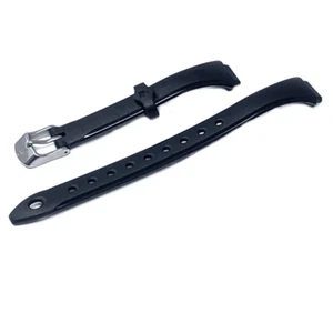 Originale Timex Cinturino Orologio Ironman Essenziale 12mm Aletta Nero IN Resina - Picture 1 of 2