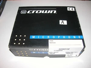 New Crown CM-31W Microphone White - Picture 1 of 8