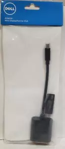 Genuine Dell DAYBNBC084 Mini Display Port to VGA Adapter PNKVT NEW (264) - Picture 1 of 5