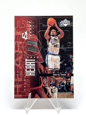 1998-99 Upper Deck Heart & Soul #49 Grant Hill Brian Williams Detroit Pistons - Image 1 of 4