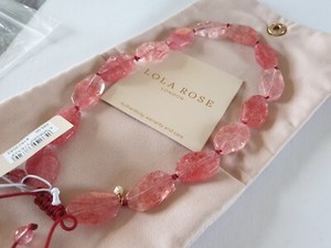 Lola 玫瑰宝石时尚项链和吊坠| eBay