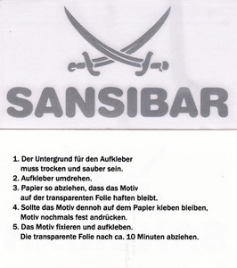 SYLT Sansibar Auto Aufkleber SILBER  "DAS ORIGINAL" m.umseit.Beschreibung !!