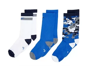 Nike L57232 Boys 3 Pack Everyday Cushioned Crew Socks Size Small - Picture 1 of 3