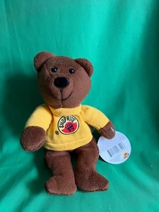 NWT Vintage 1998 Shop Rite Supermarket Plush Brown 7 Inch Bear - Picture 1 of 4