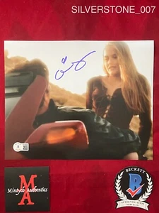 Alicia Silverstone autographed signed 8x10 photo sexy Aerosmith Crazy Beckett - Picture 1 of 1